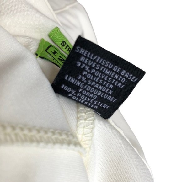 Izod Golf Skort Size 4 Cream Gray Neutral Sporty - Picture 9 of 9